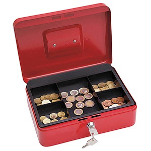 Image WEDO Gr.2 - Geldkassette - Stahl - Red Powder ( 145202X )