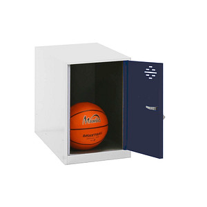 Image Simonrack Spind SIMONLOCKER DISM weiß, anthrazit 8425437108549, 1 Schließfach 30,0 x 50,0 x 47,5 cm