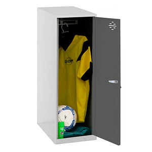 Image Simonrack Spind SIMONLOCKER DISM SINGLE anthrazit, grau 8425437108587, 1 Schließfach 30,0 x 50,0 x 91,5 cm