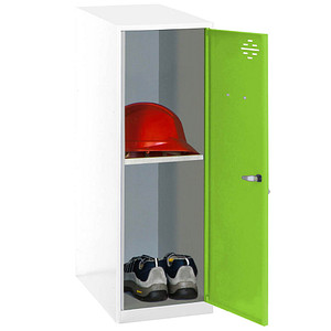 Image Simonrack Spind SIMONLOCKER DISM weiß, grün 8425437116858, 1 Schließfach 30,0 x 50,0 x 91,5 cm
