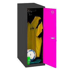 Image Simonrack Spind SIMONLOCKER DISM anthrazit, pink 8425437116582, 1 Schließfach 30,0 x 50,0 x 91,5 cm