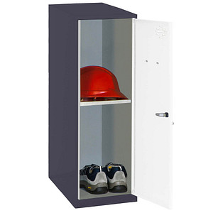 Image Simonrack Spind SIMONLOCKER DISM anthrazit, weiß 8425437116742, 1 Schließfach 30,0 x 50,0 x 91,5 cm
