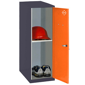 Image Simonrack Spind SIMONLOCKER DISM anthrazit, orange 8425437116766, 1 Schließfach 30,0 x 50,0 x 91,5 cm