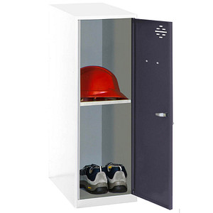 Image Simonrack Spind SIMONLOCKER DISM weiß, anthrazit 8425437116810, 1 Schließfach 30,0 x 50,0 x 91,5 cm