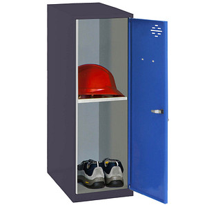 Image Simonrack Spind SIMONLOCKER DISM anthrazit, blau 8425437119286, 1 Schließfach 40,0 x 50,0 x 91,5 cm