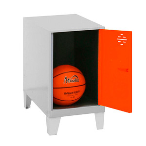 Image Simonrack Spind SIMONLOCKER DISM grau, orange 8425437119842, 1 Schließfach 30,0 x 50,0 x 57,5 cm