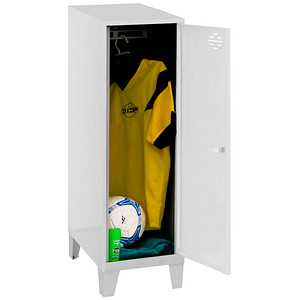 Image Simonrack Spind SIMONLOCKER DISM SINGLE grau, weiß 8425437120268, 1 Schließfach 30,0 x 50,0 x 101,5 cm