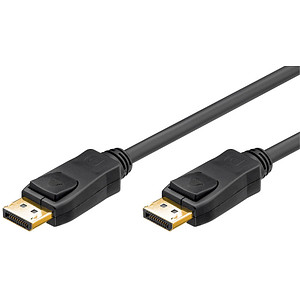 Image goobay DisplayPort Kabel 1.2 1,0 m schwarz