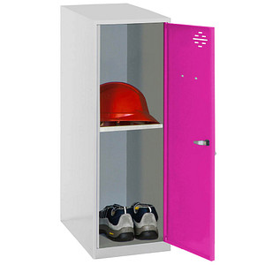 Image Simonrack Spind SIMONLOCKER DISM grau, pink 8425437119262, 1 Schließfach 40,0 x 50,0 x 91,5 cm