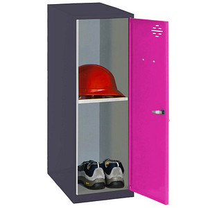 Image Simonrack Spind SIMONLOCKER DISM anthrazit, pink 8425437119323, 1 Schließfach 40,0 x 50,0 x 91,5 cm