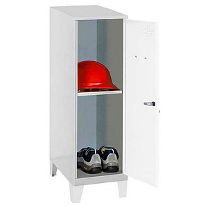 Image Simonrack Spind SIMONLOCKER DISM grau, weiß 8425437120701, 1 Schließfach 30,0 x 50,0 x 101,5 cm