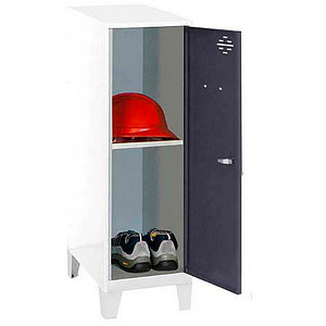 Image Simonrack Spind SIMONLOCKER DISM SINGLE weiß, anthrazit 8425437120831, 1 Schließfach 30,0 x 50,0 x 101,5 cm