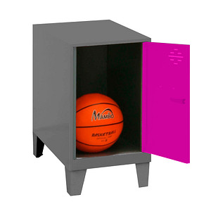 Image Simonrack Spind SIMONLOCKER DISM anthrazit, pink 8425437121234, 1 Schließfach 40,0 x 50,0 x 57,5 cm