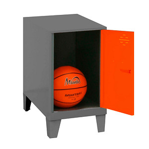 Image Simonrack Spind SIMONLOCKER DISM anthrazit, orange 8425437119903, 1 Schließfach 30,0 x 50,0 x 57,5 cm