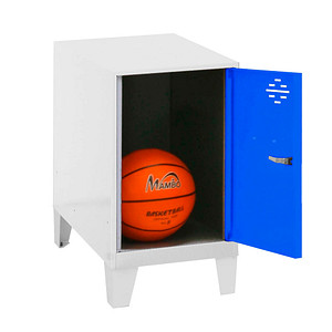 Image Simonrack Spind SIMONLOCKER DISM weiß, blau 8425437121289, 1 Schließfach 40,0 x 50,0 x 57,5 cm