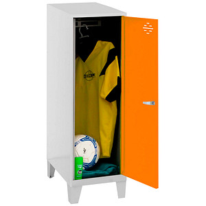 Image Simonrack Spind SIMONLOCKER DISM grau, orange 8425437121609, 1 Schließfach 40,0 x 50,0 x 101,5 cm