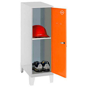Image Simonrack Spind SIMONLOCKER DISM grau, orange 8425437120725, 1 Schließfach 30,0 x 50,0 x 101,5 cm