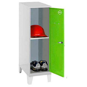 Image Simonrack Spind SIMONLOCKER DISM SINGLE grau, grün 8425437120749, 1 Schließfach 30,0 x 50,0 x 101,5 cm