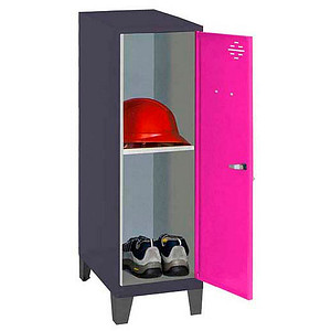 Image Simonrack Spind SIMONLOCKER DISM anthrazit, pink 8425437120794, 1 Schließfach 30,0 x 50,0 x 101,5 cm