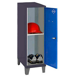 Image Simonrack Spind SIMONLOCKER DISM anthrazit, blau 8425437122071, 1 Schließfach 40,0 x 50,0 x 101,5 cm
