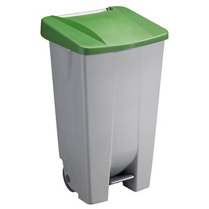 Image helit Tret-Abfalleimer "the step chief", 120 Liter, grün