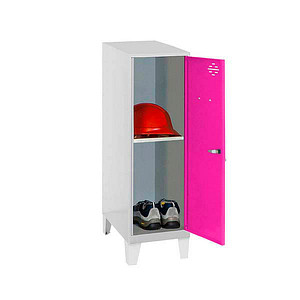 Image Simonrack Spind SIMONLOCKER DISM grau, pink 8425437122057, 1 Schließfach 40,0 x 50,0 x 101,5 cm