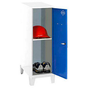 Image Simonrack Spind SIMONLOCKER DISM weiß, blau 8425437120824, 1 Schließfach 30,0 x 50,0 x 101,5 cm