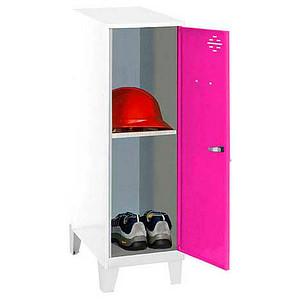Image Simonrack Spind SIMONLOCKER DISM weiß, pink 8425437120862, 1 Schließfach 30,0 x 50,0 x 101,5 cm