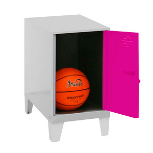 Image Simonrack Spind SIMONLOCKER DISM grau, pink 8425437121173, 1 Schließfach 40,0 x 50,0 x 57,5 cm