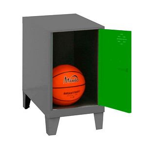 Image Simonrack Spind SIMONLOCKER DISM anthrazit, grün 8425437121241, 1 Schließfach 40,0 x 50,0 x 57,5 cm