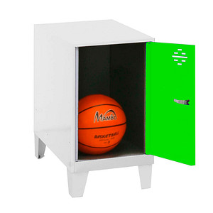 Image Simonrack Spind SIMONLOCKER DISM weiß, grün 8425437121326, 1 Schließfach 40,0 x 50,0 x 57,5 cm