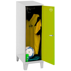 Image Simonrack Spind SIMONLOCKER DISM grau, grün 8425437121623, 1 Schließfach 40,0 x 50,0 x 101,5 cm
