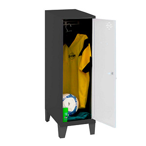Image Simonrack Spind SIMONLOCKER DISM anthrazit, weiß 8425437121647, 1 Schließfach 40,0 x 50,0 x 101,5 cm