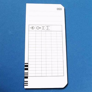 Image BÜRK MOBATIME STEMPELKARTE TYP 2-4 F. K875 (B01820400300)