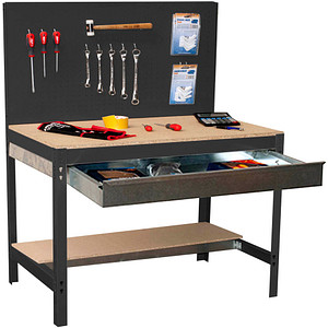 Image Simonrack Werkbank SIMONWORK BT2 BOX anthrazit 1 Schublade 91,0 x 61,0 x 144,5 cm