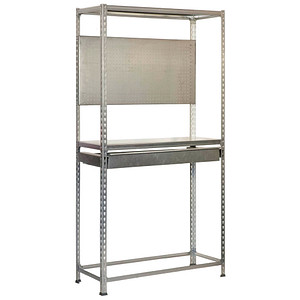 Image Simonrack Werkbank-Set SIMONRACING silber 1 Schublade 120,0 x 40,0 x 200,0 cm
