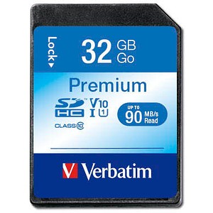 Image Verbatim Speicherkarte SDHC-Card Premium 32 GB