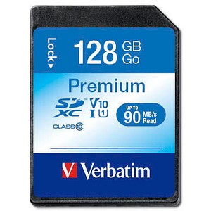 Image Verbatim Speicherkarte SDXC-Card Premium 128 GB