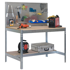 Image Simonrack Werkbank SIMONWORK BT2 silber 151,0 x 61,0 x 144,5 cm