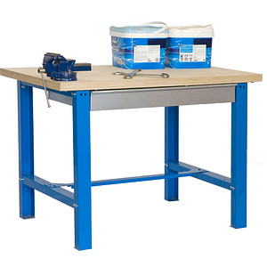 Image Simonrack Werkbank SIMONWORK BT6 BOX blau 1 Schublade 150,0 x 75,0 x 86,5 cm