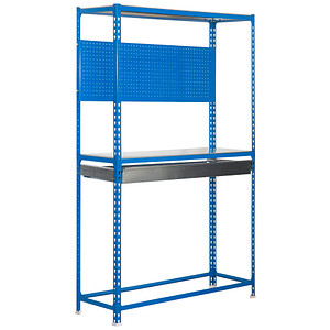 Image Simonrack Werkbank-Set SIMONRACING blau 1 Schublade 120,0 x 40,0 x 200,0 cm