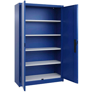 Image CP Stahlschrank C 2000 Acurado 094600-000 S10000 enzianblau 120,0 x 40,0 x 195,0 cm, aufgebaut