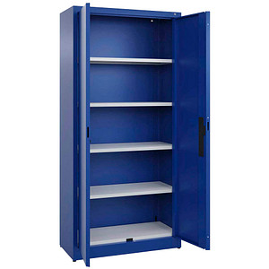 Image CP Stahlschrank C 2000 Acurado 092600-000 S10000 enzianblau 93,0 x 40,0 x 195,0 cm, aufgebaut
