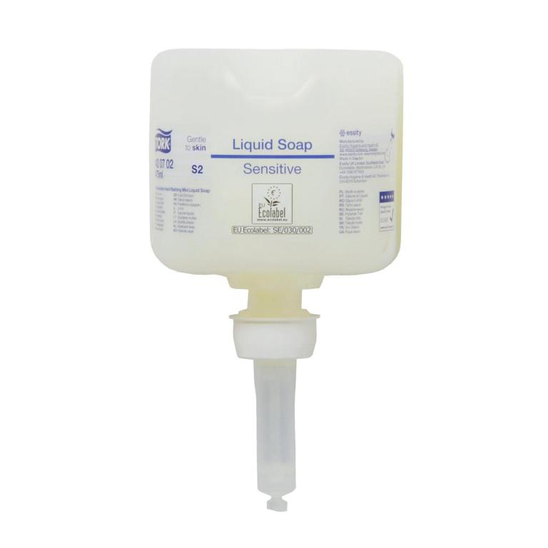 Image Seifenpatrone "Tork extra milde Flüssigseife" | 475 ml passend für Tork S2-Mini-Spender