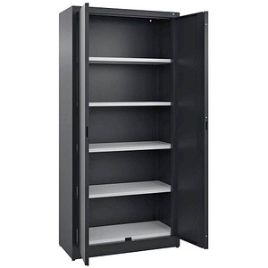 Image CP Stahlschrank C 2000 Acurado 092600-000 S10008 schwarzgrau 93,0 x 40,0 x 195,0 cm, aufgebaut