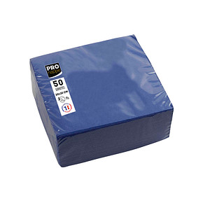 Image PROnappe Servietten marineblau 2-lagig 20,0 x 20,0 cm 50 St.