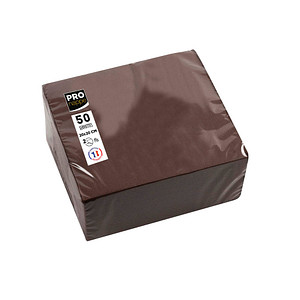 Image PROnappe Cocktail-Servietten, 200 x 200 mm, schokobraun