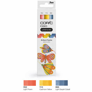 Image COPIC Marker ciao, 3er Set "Brilliant Palette"