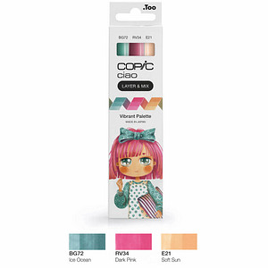 Image COPIC Marker ciao, 3er Set "Vibrant Palette"