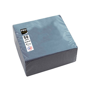 Image PROnappe Cocktail-Servietten, 200 x 200 mm, grau